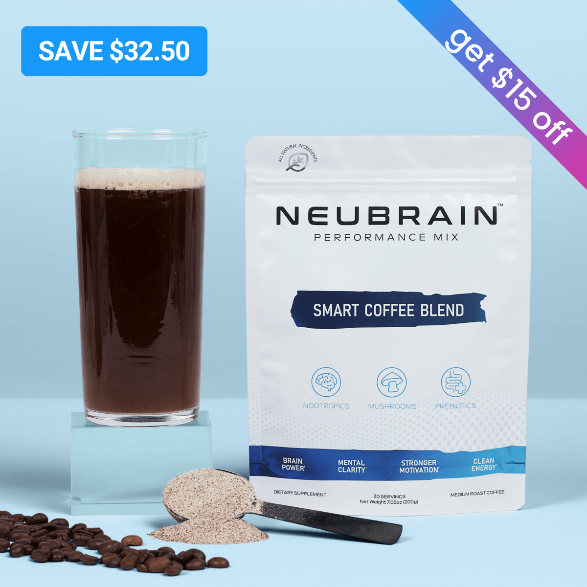 Smart Coffee Blend - Save $15 - NEUBRAIN