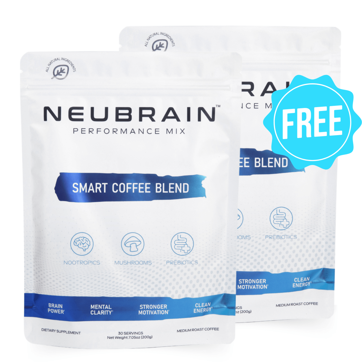 Smart Coffee Buy One Get One FREE (2 Pouches - 2 Month Supply) - NEUBRAIN